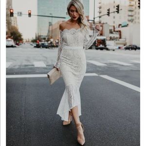 Vici Dolls Elegance Lace Trumpet Dress